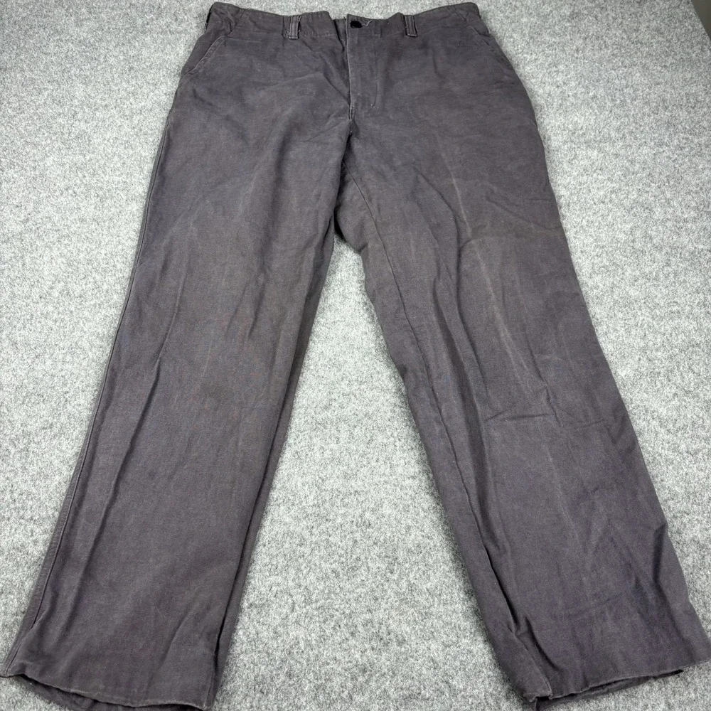 Vintage Rattlers Brand Pants Men's 36x32 Gray Made In USA Workwear Outdoor 90s